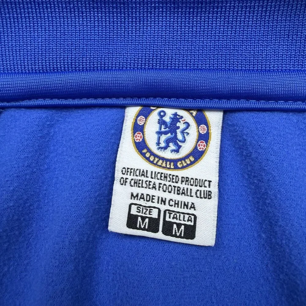 Chelsea FC Track Jacket Mens Medium Blue Premier League Soccer Football Rhinox